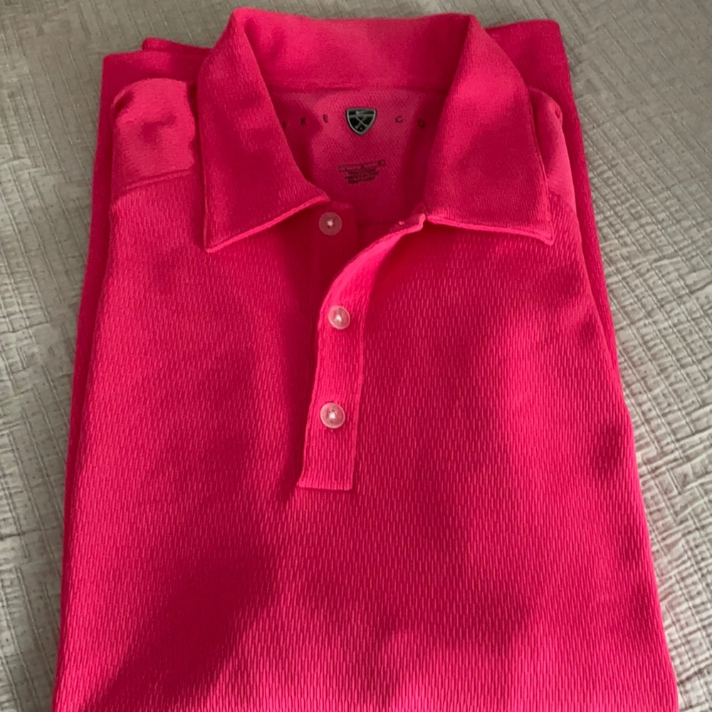 EUC men’s Nike golf polo. Hot pink